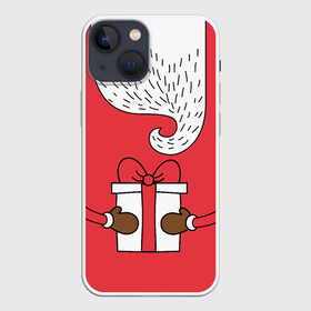 Чехол для iPhone 13 mini с принтом Дед мороз в Санкт-Петербурге,  |  | 2020 | 2021 | christmas | happy | merry | new year | зима | новогодний | новогодняя | новогодняя маска | новый год | рождественский | рождество | снег