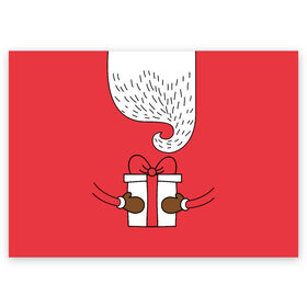 Поздравительная открытка с принтом Дед мороз в Санкт-Петербурге, 100% бумага | плотность бумаги 280 г/м2, матовая, на обратной стороне линовка и место для марки
 | 2020 | 2021 | christmas | happy | merry | new year | зима | новогодний | новогодняя | новогодняя маска | новый год | рождественский | рождество | снег