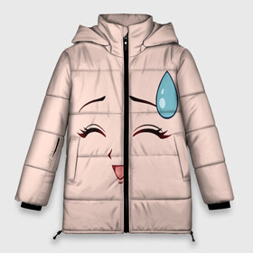 Женская зимняя куртка 3D с принтом Happy anime face в Санкт-Петербурге, верх — 100% полиэстер; подкладка — 100% полиэстер; утеплитель — 100% полиэстер | длина ниже бедра, силуэт Оверсайз. Есть воротник-стойка, отстегивающийся капюшон и ветрозащитная планка. 

Боковые карманы с листочкой на кнопках и внутренний карман на молнии | angry | anime | art | big | eyes | face | girl | kawaii | manga | style | аниме | арт | глаза | девушка | кавай | лицо | манга