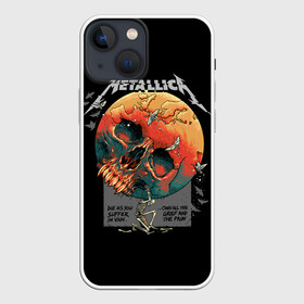 Чехол для iPhone 13 mini с принтом Metallica в Санкт-Петербурге,  |  | metal | metallica | rock | джеймс хэтфилд | классика | легенда | метал | металлика | популярное | рок | рокгруппа