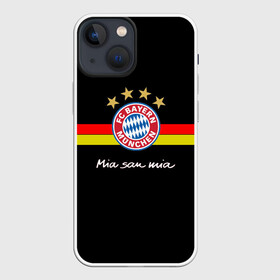 Чехол для iPhone 13 mini с принтом Бавария в Санкт-Петербурге,  |  | bayern mnchen | mia san mia | бавария | германия | красная машина | мы это мы | мюнхен | футбол