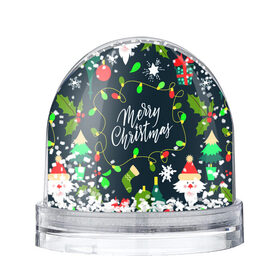 Снежный шар с принтом Merry Christmas в Санкт-Петербурге, Пластик | Изображение внутри шара печатается на глянцевой фотобумаге с двух сторон | 2020 | 2021 | new year | гирлянда | дед мороз | елка | зеленый | игрушка | клаус | конфеты | нг | новый год | носок | перчатка | подарок | рождество | с | санта | сладости | снег | снеговик | снежинка | шапка | шары