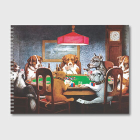 Альбом для рисования с принтом Собаки играют в покер в Санкт-Петербурге, 100% бумага
 | матовая бумага, плотность 200 мг. | a friend in need | art | artist | bets | buldog | cards | chips | dogs | gambling | games | memes | picture | poker | азартные игры | бульдог | друг познается в беде | искусство | картина | карты | мемы | покер | сенбернар | собаки | собачки | ставки