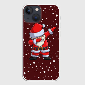 Чехол для iPhone 13 mini с принтом Dab Santa в Санкт-Петербурге,  |  | claus | happy new year | merry christmas | santa | snowman | дед мороз | елка | клаус | новый год | рождество | с новым годом | санта | снеговик