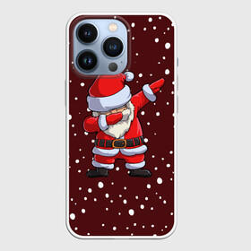 Чехол для iPhone 13 Pro с принтом Dab Santa в Санкт-Петербурге,  |  | claus | happy new year | merry christmas | santa | snowman | дед мороз | елка | клаус | новый год | рождество | с новым годом | санта | снеговик