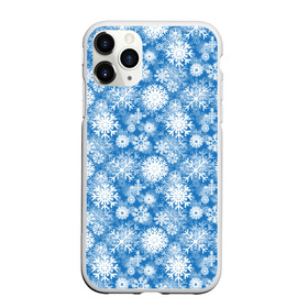 Чехол для iPhone 11 Pro Max матовый с принтом Снежинки в Санкт-Петербурге, Силикон |  | Тематика изображения на принте: merry christmas | дед мороз | ёлка | зима | мороз | новый год | подарок | праздник | рождество | с новым годом | санта клаус | снег | снеговик | снегурочка | снежинки | снежные узоры | узоры