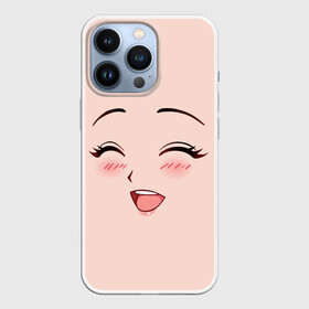 Чехол для iPhone 13 Pro с принтом Сonfused anime face в Санкт-Петербурге,  |  | angry | anime | art | big | eyes | face | girl | kawaii | manga | style | аниме | арт | глаза | девушка | кавай | лицо | манга | смущенная