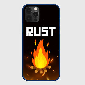 Чехол для iPhone 12 Pro с принтом RUST в Санкт-Петербурге, силикон | область печати: задняя сторона чехла, без боковых панелей | action | game | rust | zombie | апокалипсис. | выживание | зомби | игра | лес | радиация | раст