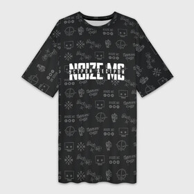 Платье-футболка 3D с принтом Noize MC в Санкт-Петербурге,  |  | noize mc | rap | гранж | мерч | устрой дестрой