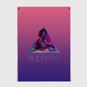 Постер с принтом сериал Euphoria в Санкт-Петербурге, 100% бумага
 | бумага, плотность 150 мг. Матовая, но за счет высокого коэффициента гладкости имеет небольшой блеск и дает на свету блики, но в отличии от глянцевой бумаги не покрыта лаком | zendaya | зендея | ру беннетт | сериал euphoria | эйфория