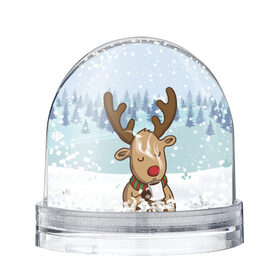 Снежный шар с принтом Олень с кружкой в Санкт-Петербурге, Пластик | Изображение внутри шара печатается на глянцевой фотобумаге с двух сторон | 2021 | new year | деда мороза | зима | к нам приходит | клауса | костюм | новогодний | новый год | праздник | пьёт | рождество | рудольф | санты | снег | снежинки | снежок | согреться | холодно | чай