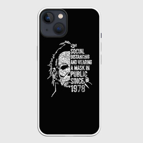 Чехол для iPhone 13 с принтом Michael Myers в Санкт-Петербурге,  |  | 666 | alien | astral | demon | ghost | halloween | hellraiser | horror | michael | monster | myers | астрал | восставший из ада | демон | майерс | майкл | монстр | призрак | ужасы | хоррор