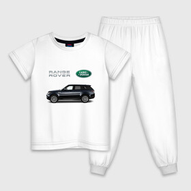 Детская пижама хлопок с принтом Land Rover в Санкт-Петербурге, 100% хлопок |  брюки и футболка прямого кроя, без карманов, на брюках мягкая резинка на поясе и по низу штанин
 | Тематика изображения на принте: america | avto | cadillac | car | v8 | машина | скорость