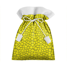 Подарочный 3D мешок с принтом Смайлики в Санкт-Петербурге, 100% полиэстер | Размер: 29*39 см | emoji | emoticons | smile | знак | колобок | позитив | рожица | символ | смайл | смайлики | улыбка | эмодзи