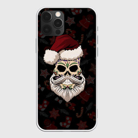 Чехол для iPhone 12 Pro Max с принтом El Santa в Санкт-Петербурге, Силикон |  | 2021 | bones | christmas | death | death day | happy | merry christmas | merry x mas | mexico | new year | santa | santa claus | scull | smile | борода | дед мороз | кости | мексика | новогодний | новый год | с новым годом | санта | скелет | счастливый | 