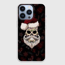 Чехол для iPhone 13 Pro с принтом El Santa в Санкт-Петербурге,  |  | 2021 | bones | christmas | death | death day | happy | merry christmas | merry x mas | mexico | new year | santa | santa claus | scull | smile | борода | дед мороз | кости | мексика | новогодний | новый год | с новым годом | санта | скелет | счастливый | 