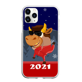 Чехол для iPhone 11 Pro Max матовый с принтом Бычара 2021 в Санкт-Петербурге, Силикон |  | 2021 | 7 января | bull | newyear | santa | бык | быки | бычок | год быка | дед мороз | корова | новогодние каникулы | новогодние праздники | новый 2021 | новый год | новый год 2021 | рождество | сани | санта | санта клаус