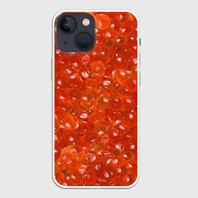 Чехол для iPhone 13 mini с принтом Красная икра в Санкт-Петербурге,  |  | black | butter | camouflage | caviar | fish | fisherman | food | luxury | new year | red | riches | белуга | богатство | бутерброд | еда | икра | камуфляж | красная | лосось | масло | новый год | осётр | роскошь | рыба | рыбак | севрюга | сёмга