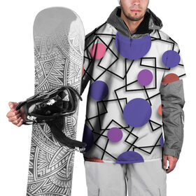Накидка на куртку 3D с принтом Геометрический узор в Санкт-Петербурге, 100% полиэстер |  | Тематика изображения на принте: 3д эффект | графика | квадраты | объемные фигуры | разноцветные круги
