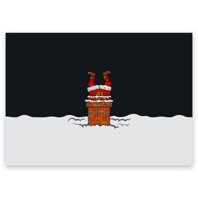 Поздравительная открытка с принтом С Новым Годом! в Санкт-Петербурге, 100% бумага | плотность бумаги 280 г/м2, матовая, на обратной стороне линовка и место для марки
 | christmas | merry christmas | дед мороз | ёлка | зима | мороз | новый год | подарок | праздник | рождество | с новым годом | санта клаус | снегурочка | снежинки