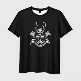 Мужская футболка 3D с принтом Грозный СаМурай в Санкт-Петербурге, 100% полиэфир | прямой крой, круглый вырез горловины, длина до линии бедер | ghost of tsushima | грозный | игры | самурай | черный