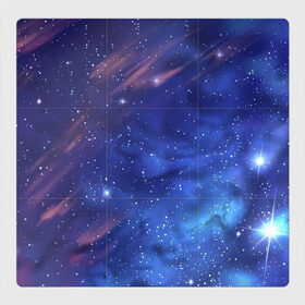 Магнитный плакат 3Х3 с принтом Звёздное небо в Санкт-Петербурге, Полимерный материал с магнитным слоем | 9 деталей размером 9*9 см | арт | звезда | звёзды | космос | небо | ночное небо | ночь | облако | рисунок | сияние | туманность | яркие цвета