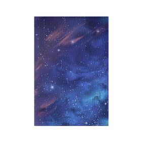 Обложка для паспорта матовая кожа с принтом Звёздное небо в Санкт-Петербурге, натуральная матовая кожа | размер 19,3 х 13,7 см; прозрачные пластиковые крепления | Тематика изображения на принте: арт | звезда | звёзды | космос | небо | ночное небо | ночь | облако | рисунок | сияние | туманность | яркие цвета