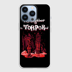 Чехол для iPhone 13 Pro с принтом Мой сосед в торпоре в Санкт-Петербурге,  |  | my neighbor is totoro | torpor | totoro | vampires the masquerade | vtm | wod | world of darkness | вампир | вампиры | миадзаки | миядзаки | мой сосед тоторо | торпор | тоторо | фанарт | шутка | юмор