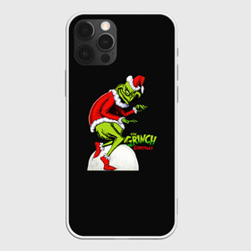 Чехол для iPhone 12 Pro Max с принтом Grinch X-mas в Санкт-Петербурге, Силикон |  | Тематика изображения на принте: claus | grinch | happy new year | merry christmas | santa | snowman | x mas | гринч | дед мороз | елка | клаус | новый год | рождество | с новым годом | санта | снеговик