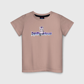 Детская футболка хлопок с принтом Даня Милохин DREAMTEAM HOUSE в Санкт-Петербурге, 100% хлопок | круглый вырез горловины, полуприлегающий силуэт, длина до линии бедер | danya_milokhin | dreamteam | dreamteamhouse | tiktok | блогер | дримтим | тикток