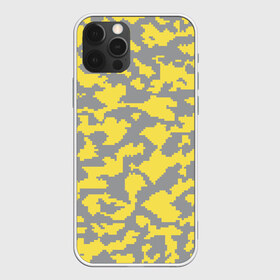 Чехол для iPhone 12 Pro Max с принтом Ultimate Urban Camo в Санкт-Петербурге, Силикон |  | 2021 | pantone | городской | желтый | камуфляж | пиксельный | урбан | цвет года