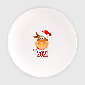 Тарелка с принтом Веселый бык 2021 в Санкт-Петербурге, фарфор | диаметр - 210 мм
диаметр для нанесения принта - 120 мм | 2021 | 7 января | bull | newyear | santa | бык | быки | бычок | год быка | дед мороз | корова | новогодние каникулы | новогодние праздники | новый 2021 | новый год | новый год 2021 | рождество | сани | санта | санта клаус