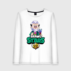 Женский лонгслив хлопок с принтом Brawl Stars Byron в Санкт-Петербурге, 100% хлопок |  | 2020 | 2021 | brawl | byron | edgar | leon | new | snow | stars | winter | year | байрон | бравл | браво | год | зима | леон | лион | новые | новый | персонаж | персонажи | снег | страс | эдгар