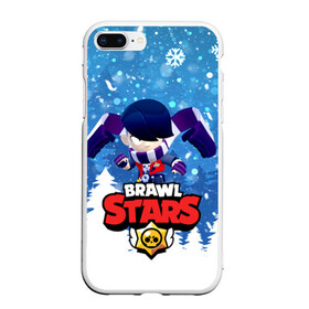 Чехол для iPhone 7Plus/8 Plus матовый с принтом Brawl Stars Эдгар в Санкт-Петербурге, Силикон | Область печати: задняя сторона чехла, без боковых панелей | 2021.new year | brawl | brawl stars | christmas | edgar | stars | бравл старс | брол старс | игра | мобильная игра | мобильные игры | новогодний | новый год | рождественский | эдгар