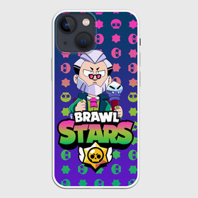 Чехол для iPhone 13 mini с принтом Brawl Stars Byron в Санкт-Петербурге,  |  | 2020 | 2021 | brawl | byron | edgar | leon | new | snow | stars | winter | year | байрон | бравл | браво | год | зима | леон | лион | новые | новый | персонаж | персонажи | снег | страс | эдгар