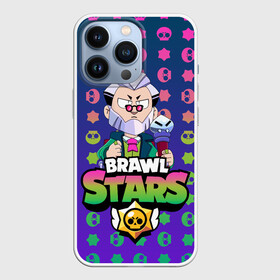 Чехол для iPhone 13 Pro с принтом Brawl Stars Byron в Санкт-Петербурге,  |  | 2020 | 2021 | brawl | byron | edgar | leon | new | snow | stars | winter | year | байрон | бравл | браво | год | зима | леон | лион | новые | новый | персонаж | персонажи | снег | страс | эдгар