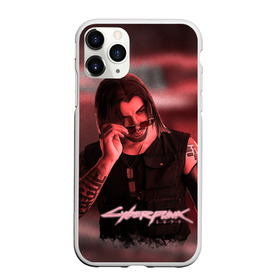 Чехол для iPhone 11 Pro матовый с принтом Johnny Silverhand Cyberpunk в Санкт-Петербурге, Силикон |  | ceberpunk | johnny | silverhand | андроид | джонни | киану | киберпанк | киборг | ривз | сильверхенд