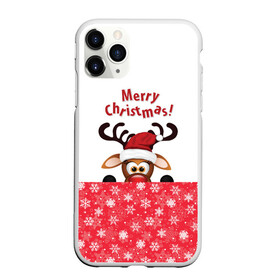 Чехол для iPhone 11 Pro Max матовый с принтом Merry Christmas в Санкт-Петербурге, Силикон |  | christmas | merry christmas | santa claus | дед мороз | ёлка | новогодние олени | новый год | оленёнок бэмби | оленёнок рудольф | орнамент | с новым годом | санта клаус | свитер с оленями | снегурочка | снежинки | узоры