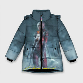 Зимняя куртка для девочек 3D с принтом Cyberpunk 2077 в Санкт-Петербурге, ткань верха — 100% полиэстер; подклад — 100% полиэстер, утеплитель — 100% полиэстер. | длина ниже бедра, удлиненная спинка, воротник стойка и отстегивающийся капюшон. Есть боковые карманы с листочкой на кнопках, утяжки по низу изделия и внутренний карман на молнии. 

Предусмотрены светоотражающий принт на спинке, радужный светоотражающий элемент на пуллере молнии и на резинке для утяжки. | 2077 | action | cyberpunk | cyberpunk 2077 | rpg | игра | киберпанк | найт сити | рпг