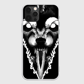Чехол для iPhone 12 Pro Max с принтом Фенрир в Санкт-Петербурге, Силикон |  | Тематика изображения на принте: волк | волчара | дотворк | кинжал | тату | фенрир