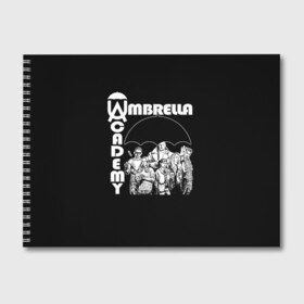 Альбом для рисования с принтом umbrella academy в Санкт-Петербурге, 100% бумага
 | матовая бумага, плотность 200 мг. | academy | umbrella | umbrella academy | адам годли | академия | академия амбрелла | амбрелла | дэвид кастанеда | колм фиори | кэмерон бриттон | мэри джей блайдж
джон магаро | роберт шиэн | том хоппер | эллиот пейдж