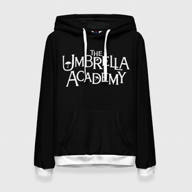 Женская толстовка 3D с принтом umbrella academy в Санкт-Петербурге, 100% полиэстер  | двухслойный капюшон со шнурком для регулировки, мягкие манжеты на рукавах и по низу толстовки, спереди карман-кенгуру с мягким внутренним слоем. | academy | umbrella | umbrella academy | адам годли | академия | академия амбрелла | амбрелла | дэвид кастанеда | колм фиори | кэмерон бриттон | мэри джей блайдж
джон магаро | роберт шиэн | том хоппер | эллиот пейдж