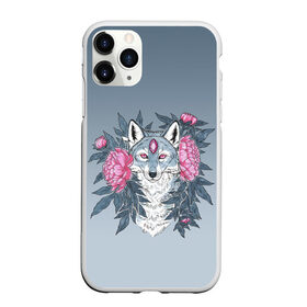 Чехол для iPhone 11 Pro Max матовый с принтом Тотем волка и цветы в Санкт-Петербурге, Силикон |  | арт | вектор | внутренний | волк | волчара | волченок | волчица | животные | звери | листья | пионы | природа | рисунок | тотем | третий глаз | цветы