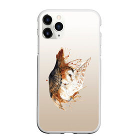 Чехол для iPhone 11 Pro Max матовый с принтом летящая сова рисунок в Санкт-Петербурге, Силикон |  | акварель | акварельный | арт | брызги | градиент | животные | звери | краска | крылья | момент | полет | потеки | рисунок | скетч | сова | филин