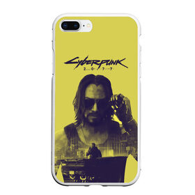 Чехол для iPhone 7Plus/8 Plus матовый с принтом Cyberpunk 2077 в Санкт-Петербурге, Силикон | Область печати: задняя сторона чехла, без боковых панелей | 2077 | action | cyberpunk | cyberpunk 2077 | rpg | игра | киану ривз | киберпанк | найт сити | рпг