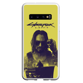 Чехол для Samsung Galaxy S10 с принтом Cyberpunk 2077 в Санкт-Петербурге, Силикон | Область печати: задняя сторона чехла, без боковых панелей | 2077 | action | cyberpunk | cyberpunk 2077 | rpg | игра | киану ривз | киберпанк | найт сити | рпг