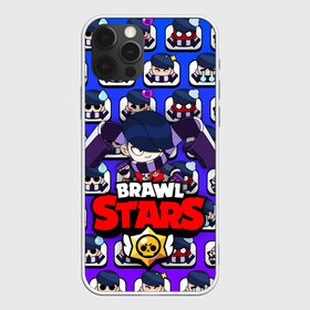 Чехол для iPhone 12 Pro с принтом BRAWL STARS EDGAR в Санкт-Петербурге, силикон | область печати: задняя сторона чехла, без боковых панелей | 8 bit | brawl stars | crow | crow phoenix. | leon | leon shark | бравл старс | браво старс | ворон | игра бравл | леон | леон шарк | оборотень