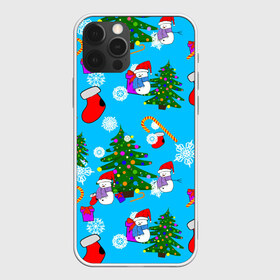 Чехол для iPhone 12 Pro Max с принтом Новый год в Санкт-Петербурге, Силикон |  | happy new year | new ear | pattern | snow | winter | year | год | новогодний паттерн. паттерн | новый | новый год