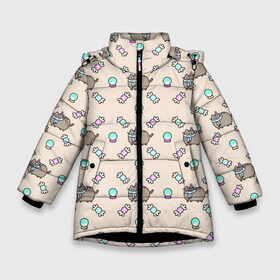 Зимняя куртка для девочек 3D с принтом Котик Паттерн в Санкт-Петербурге, ткань верха — 100% полиэстер; подклад — 100% полиэстер, утеплитель — 100% полиэстер. | длина ниже бедра, удлиненная спинка, воротник стойка и отстегивающийся капюшон. Есть боковые карманы с листочкой на кнопках, утяжки по низу изделия и внутренний карман на молнии. 

Предусмотрены светоотражающий принт на спинке, радужный светоотражающий элемент на пуллере молнии и на резинке для утяжки. | 2020 | 2021 | 2022 | 2023 | 2024 | 2025 | merry christmas | new year | вязание | вязаный | год | дед | елка | елки | киса | кот | котик | лес | мороз | нг | новый | новый год | олени | олень | оленями | рождество | свитер | снегурочка