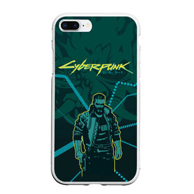 Чехол для iPhone 7Plus/8 Plus матовый с принтом Cyberpunk 2077 в Санкт-Петербурге, Силикон | Область печати: задняя сторона чехла, без боковых панелей | a game | cyberpunk 2077 | игра | стиль